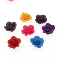 Flower Polymer Clay Beads, handmade & DIY 25*25*12mm Approx 1mm 