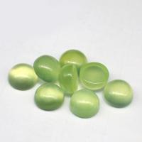 Gemstone Cabochons, Natural Prehnite, Dome, polished, DIY green 