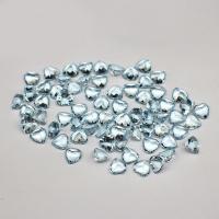 Gemstone Cabochons, Aquamarine, Heart, polished, DIY blue 