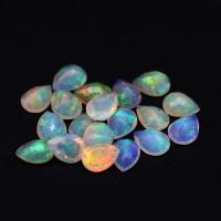 Gemstone Cabochons, Opal, Teardrop, polished, DIY & faceted, multi-colored 