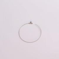 Stainless Steel Earring Drop Component, plated 35mm 