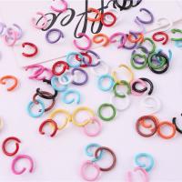 Messing öffnen Sprung Ring, Kreisring, Einbrennlack, unterschiedliche Farbe und Muster für die Wahl & DIY, keine, 10mm, verkauft von PC