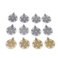 Stainless Steel Pendants, plated & DIY 19*15*1mm Approx 1mm 
