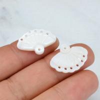 White Shell Pendants, Fan, DIY, white 