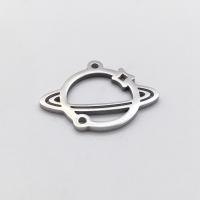 Stainless Steel Pendants, 304 Stainless Steel, Globe, plated, DIY & hollow, silver color, 20*25MM 