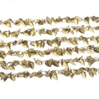 Brass Beading Chains, plated & DIY, metallic color plated, 4*2*1mm 