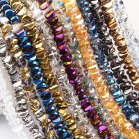 Twist Crystal Beads, Glass, Dome, plated, DIY 
