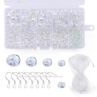 DIY Jewelry Finding Kit, Lampwork, Round, plated, white 