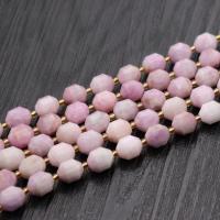 Kunzite Beads, polished, DIY & faceted, purple pink 