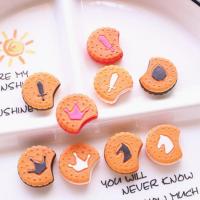 Mobile Phone DIY Decoration, Resin, Biscuit, hand drawing 