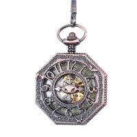 Pocket Watch, Zinc Alloy, with Glass & Stainless Steel, Chinese movement, plated, Life water resistant & Unisex 380mm 