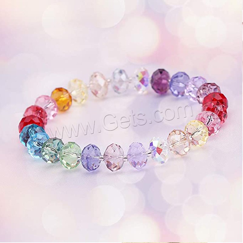 Mixed Glass Bead, plated, DIY & different size for choice, more colors for choice, Sold By Strand
