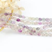 Fluorite Beads, Purple Fluorite, Drum, polished, DIY 