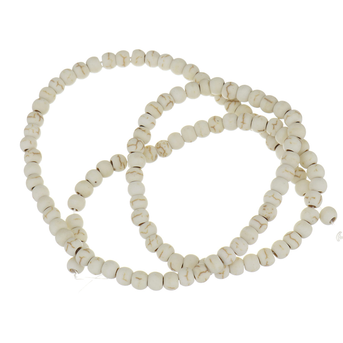 Synthetic Turquoise Beads, different size for choice, white, Hole:Approx 1.5mm, Length:Approx 15.5 Inch, Sold By Strand