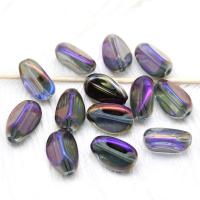 Plated Lampwork Beads, Glass, stoving varnish, durable & DIY 