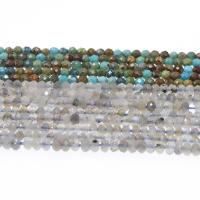 Смешанные бусы с драгоценными камнями, Полудрагоценный камень, другой цвет и узор для выбора & DIY, Много цветов для выбора, 3*3mm, продается Strand