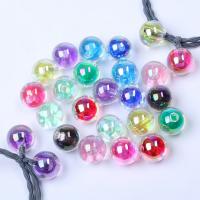 Bead in Bead Acrylic Beads, colorful plated, DIY 16mm 