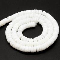 Natural White Shell Beads, DIY, white, 2*1*1mm 