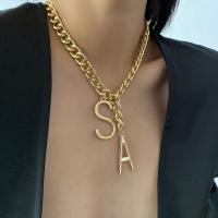 Fashion Necklace Jewelry, Aluminum Alloy, plated, fashion jewelry & for woman 410+70*86*43mm 