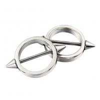 Stainless Steel Nipple Ring, fashion jewelry & Unisex nickel & cadmium free 