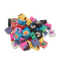 Polymer Clay Jewelry Beads, Square & DIY 10*10*4mm 