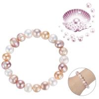 Pulseras de la perla, Perlas cultivadas de agua dulce, Joyería & unisexo, más colores para la opción, 6~7mm, Vendido por UD