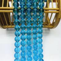 Round Crystal Beads, polished, DIY Aquamarine 