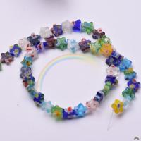 Millefiori Glass Beads, Millefiori Lampwork, Star, DIY mixed colors 