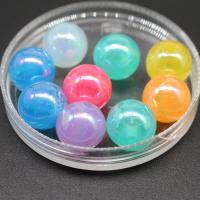 Acryl Schmuck Perlen, rund, DIY, gemischte Farben, 500G/Tasche, verkauft von Tasche