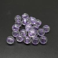Deux couleures perles acryliques, Acrylique, Rond, DIY, violet, 10mm Environ 2mm Vendu par sac