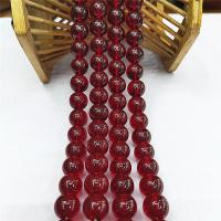 Crystal Beads, Round, polished, DIY Crystal Burgundy 