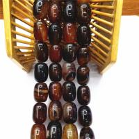 Natural Miracle Agate Beads, Drum, polished, DIY 
