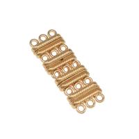 Zinc Alloy Magnetic Clasp, plated, DIY, golden, 16*19*7mm 