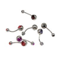 Stainless Steel Belly Ring, plated, DIY 23*8mm 