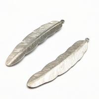 Stainless Steel Leaf Pendant, durable & DIY 