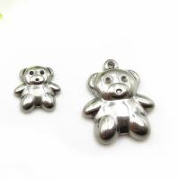 Stainless Steel Pendants, Bear, durable & fashion jewelry 
