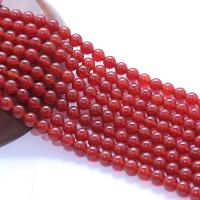 Perles Agates rouges naturelles, Agate, bijoux de mode & DIY & normes différentes pour le choix, Vendu par brin