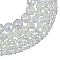 Round Crystal Beads, DIY Crystal Aurore Boreale 