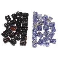 Смешанные бусы с драгоценными камнями, Полудрагоценный камень, полированный, другой цвет и узор для выбора & DIY, Много цветов для выбора, 12*9*4mm, продается PC
