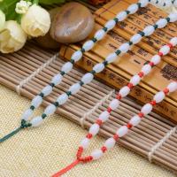 Fashion Necklace Jewelry, Taiwan Thread, with Glass, DIY Approx 23.62 Inch 