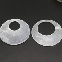 White Shell Pendants, Round, DIY, white, 55*0.1mm Approx 19mm 