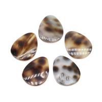 Shell Jewelry Cabochon, Teardrop, DIY mixed colors Approx 1mm 