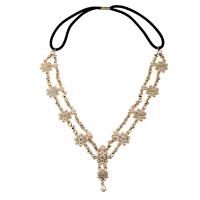 Zinc Alloy Head Chain, gold color plated, for woman .4 Inch 