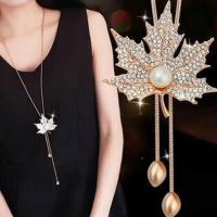 Rhinestone Zinc Alloy Necklace, with Plastic Pearl, fashion jewelry 84+5CM   5CM 