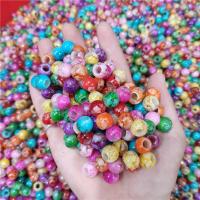 Acrylic Jewelry Beads, Round, DIY, mixed colors, 12mm 