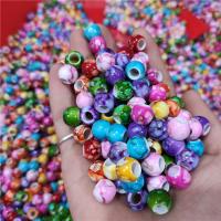 Acrylic Jewelry Beads, Round, DIY & solid color, mixed colors, 12mm 