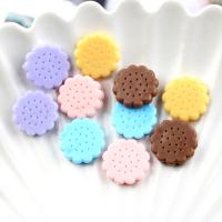 Mobile Phone DIY Decoration, Soft PVC, Biscuit, mixed colors, 15mm 
