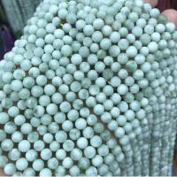 Green Calcite Beads, Round, polished, DIY green 