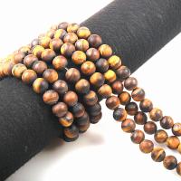 Tiger Eye Beads, Round, polished, DIY & frosted Approx 15.7 Inch 