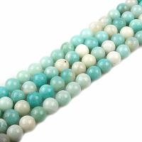 Perles amazonite, Rond, poli, DIY & normes différentes pour le choix Environ 15.7 pouce, Vendu par brin